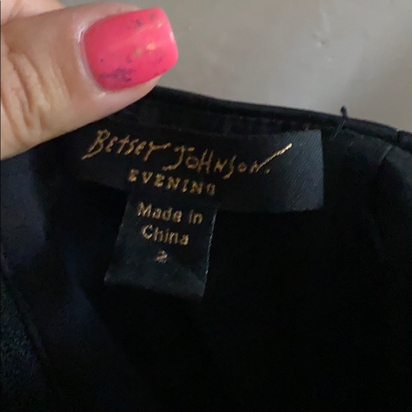 CLOSET SALE ⭐️ Betsey Johnson Black Satin Jumpsuit - Picture 6 of 6